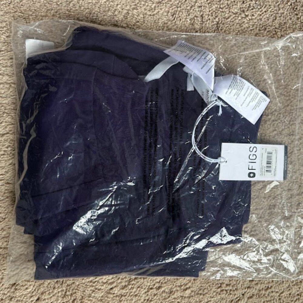 Figs Zamora Jogger Scrub Pant Purple Jam Small Petite